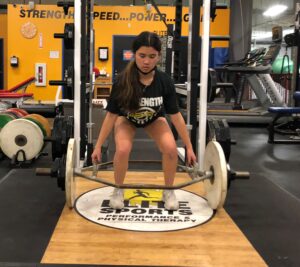Ella Choi doing workout