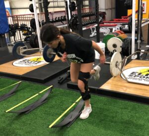 Ella Choi doing workout