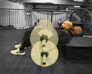 Chris working out