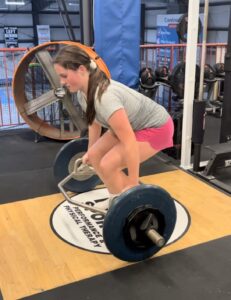 A Girl Doing workout