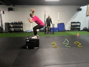 A Girl Doing workout