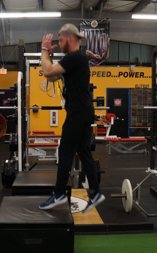 A man working-out.