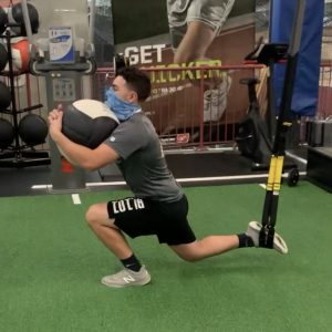 Eddie doing workout