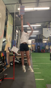 Emily jumping