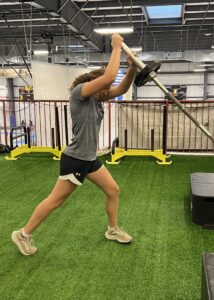 Liliana doing workout