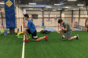 Matt working out