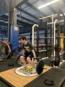 Ryan Fosella doing workout