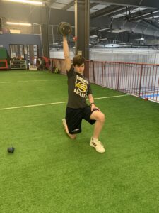 Ryan Fosella doing workout