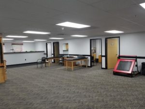 Treatment surfaces and equipment.