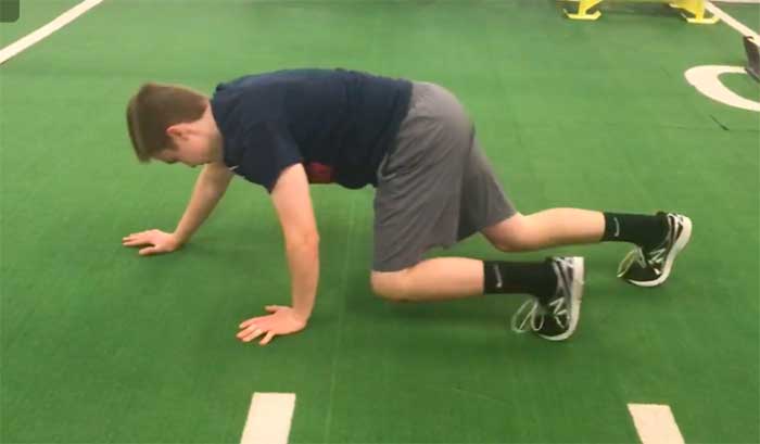 Man doing exercise