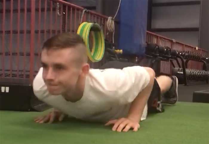 Man doing exercise