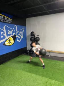 Ty Callanan doing workout