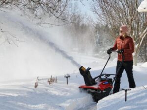 Removing snow form the road
